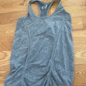 Athleta size 6 grey workout tank top.
